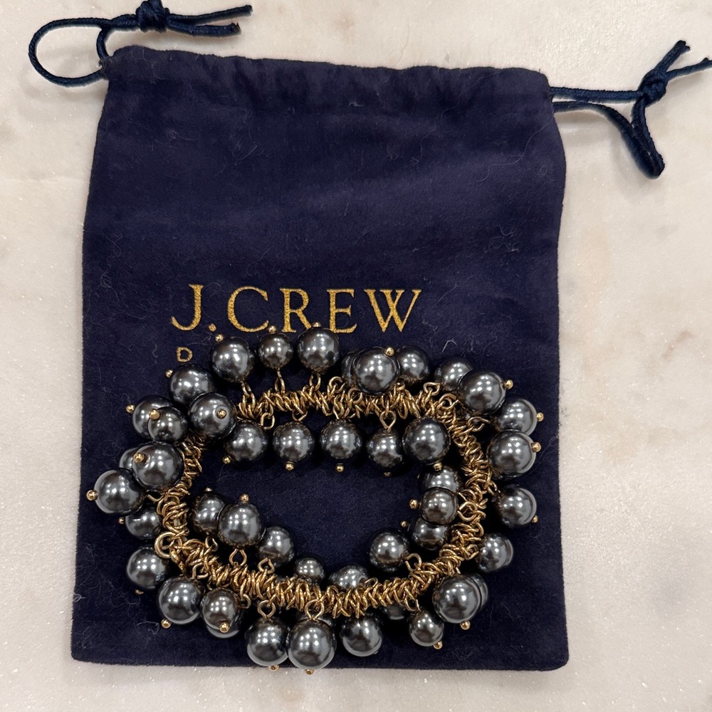 J. Crew Vintage Metallic Style Stretch Bracelet